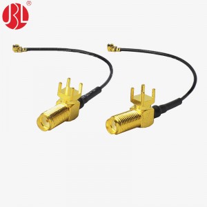 SMAKWE-UFL-113 PCB Mount SMA Jack to IPEX Coax Cable