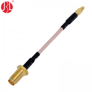 SMAKY-MMCXJ-316 MMCX Plug to SMA Jack Coax Cable