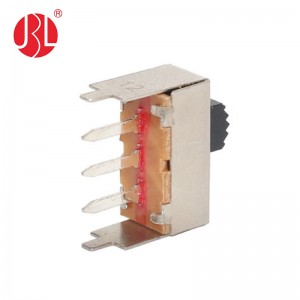 Interruptor deslizante SS-12F18 SPDT DIP através do orifício vertical horizontal PC pino