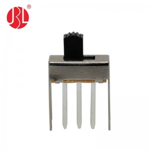 Interrupteur à glissière SS-12F25 SPDT DIP trou traversant horizontal