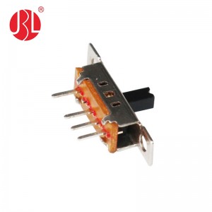 SS-13D03 SP3T Slide Switch Screw Panel Mount THT Hole