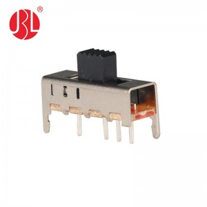 SS-13E05 SP3T Slide Switch DIP Through Hole Horizontal PC Pin