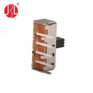 SS-13F24 SP3T Slide Switch Through Hole Right Angle