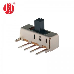 SS-13F24 SP3T Slide Switch Through Hole Right Angle