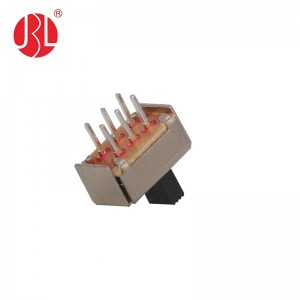 Interrupteur à glissière SS-22E11 DPDT 2P2T DIP trou traversant broche PC horizontale