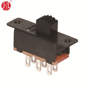 SS-22F25 Panel Mount Slide Switch DPDT