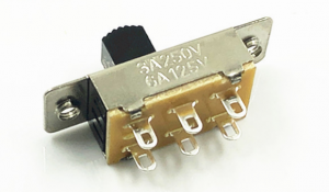 SS-22K29 DPDT Slide Switch DIP Through Hole Horizontal Solder Lug