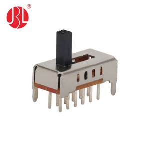 SS-24D02 Slide Switch DP4T 2P4T DIP Through Hole Horizontal pc pin