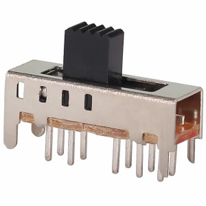 SS-24E01 Schiebeschalter DP4T Durchgangsloch Horizontal