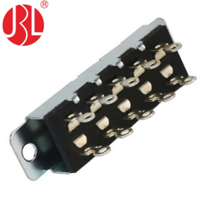 SS-24N02 Schiebeschalter DP4T 2P4T DIP Durchgangsloch Horizontal