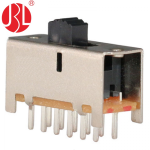 SS-42F01 Slide Switch 4PDT DIP Through Hole Horizontal PC pin
