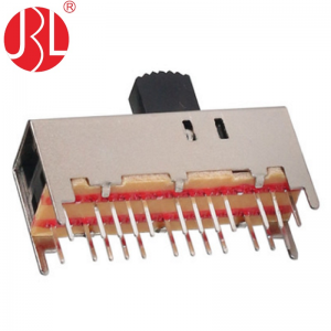 SS-63D01 6P3T Slide Switch Through Hole