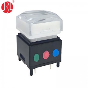 TB15-050-18.8-RB 15*15mm Illuminated Tactile Switch Through Hole