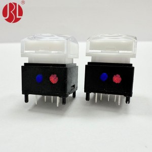TB15-050-18.8-RB 15*15mm Illuminated Tactile Switch Through Hole