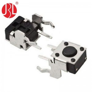 TC-00100D Side Actuated Tactile Switch Through Hole Right Angle