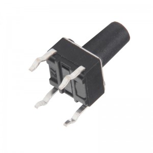 TC-00104NC Interruptor Tátil Normalmente Fechado 6*6 Através do Orifício
