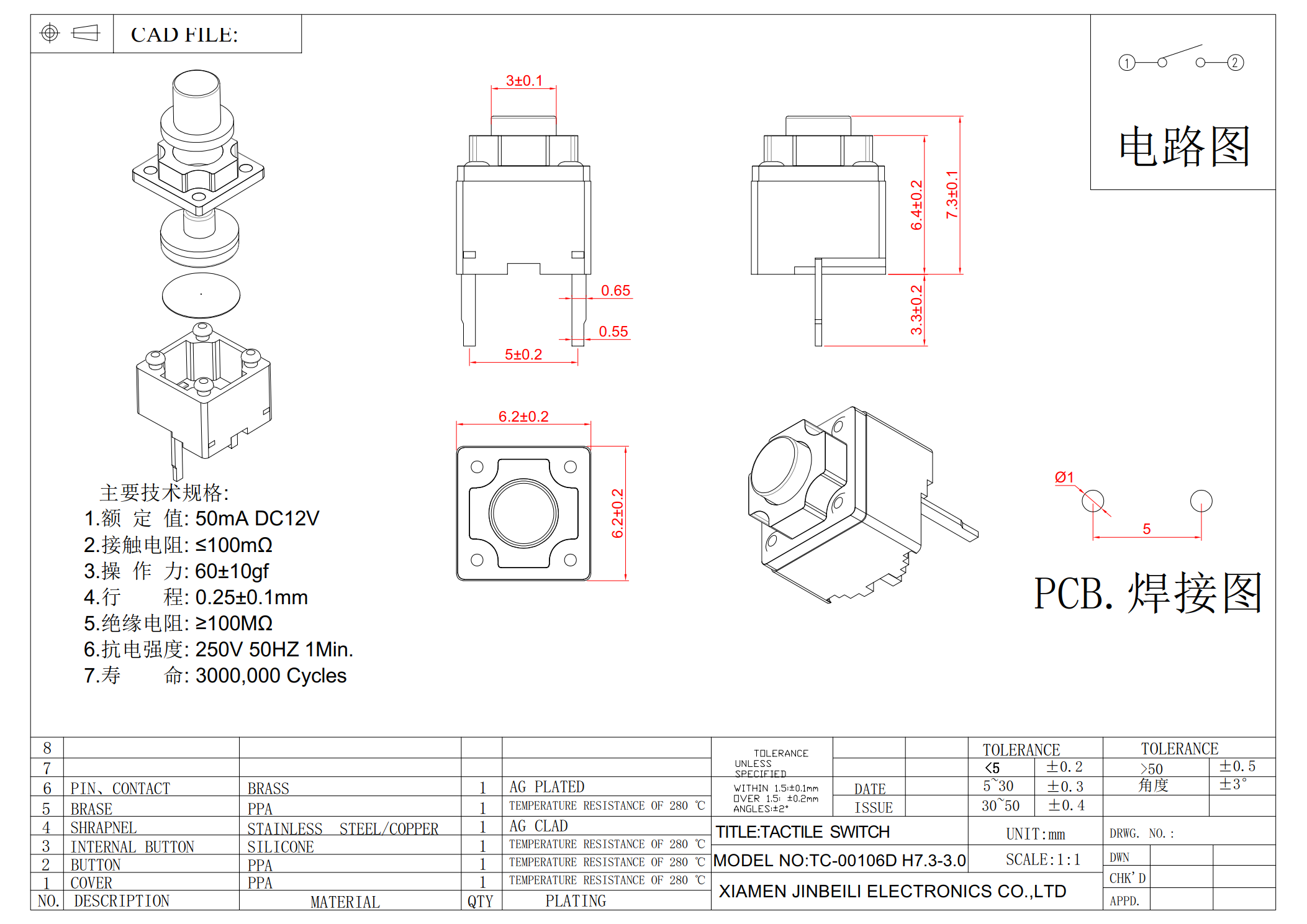 TC-00106D H7.3-3.0