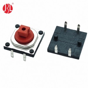 TC-01212B-1 12*12mm Waterproof Tactile Switch Through Hole