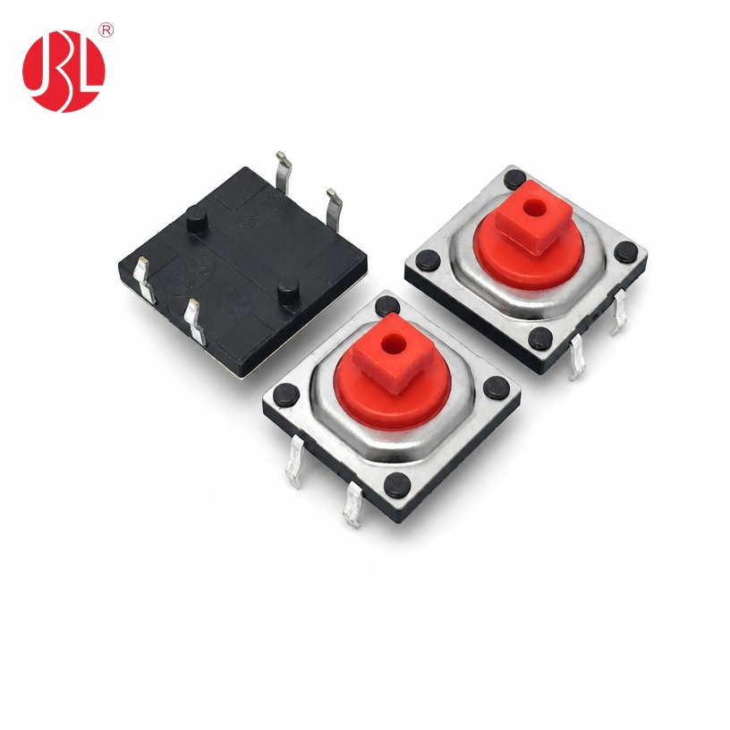TC-01212B-1 12*12mm Waterproof Tactile Switch Through Hole Featured Image