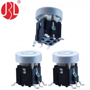 TD01-107S Custom Illuminated Tact Switch Round Button SMT