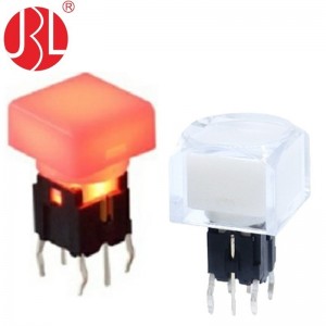 Custom TD01-3011XXX Illuminated Tactile Switch Square Button DIP