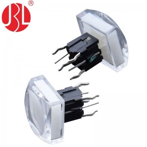 Interruptor tátil iluminado personalizado TD01-3012 através do orifício