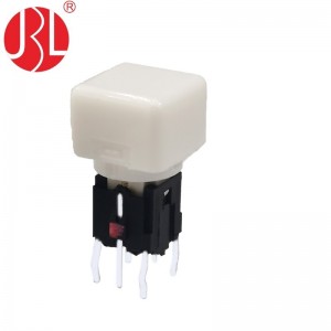 TD01-305 Illuminated LED Tactile Switch with Keycap Through Hole