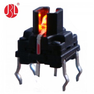 TD02F-1D IP67 waterproof Illuminated tactile switch Through Hole