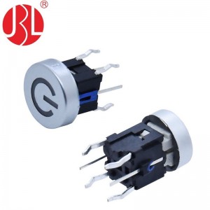 TD03-1010L Series Illuminated LED Tactile Switch with Round Keycap