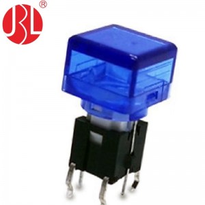 TD03-3009L Series Illuminated LED Tactile Switch Through Hole with Keycap