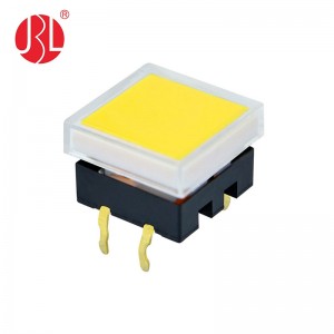 TL12 12*12 RVB Commutateur Tactile Illuminé Momentané Polychrome SPST 12VDC 50mA