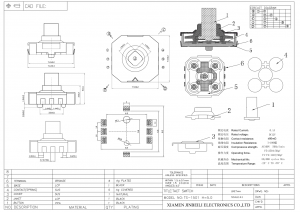 TS-1501 4 Way Direction Navigation Switch