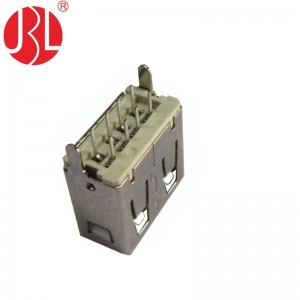 USB 2.0 Type A Connector 4 Position DIP Vertical