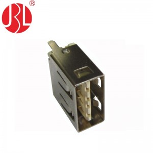 USB 2.0 Type A Connector 4 Position DIP Vertical