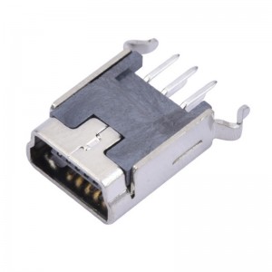 USB-C-SD50 USB 2.0 Mini B Receptacle Connector DIP Vertical 5Pin 651005136421