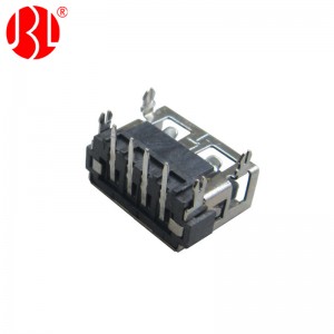 Connecteur USB 2.0 Type A DIP 4 broches à angle droit