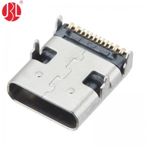 USB-20C-F-01 L12.0 USB Type C Jack 16P Surface Mount Right Angle