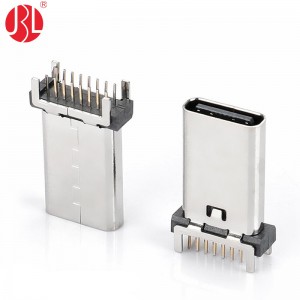 USB-20C-F-01B04 H17.5 USB Type C Socket 16pin Through Hole