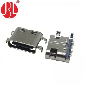 USB-20C-F-01C10 USB Type C 16 Pin Mid Mount SMT