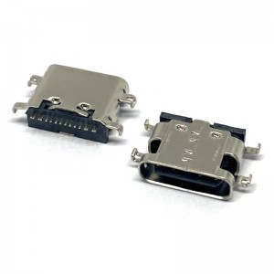 USB-20C-F-01C21 Mid Mount USB 2.0 tipo C conector fêmea 16 pinos SMD