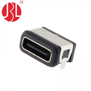 USB-20C-F-01DF04 Prise USB 2.0 Type C étanche IPX7 16 positions SMT