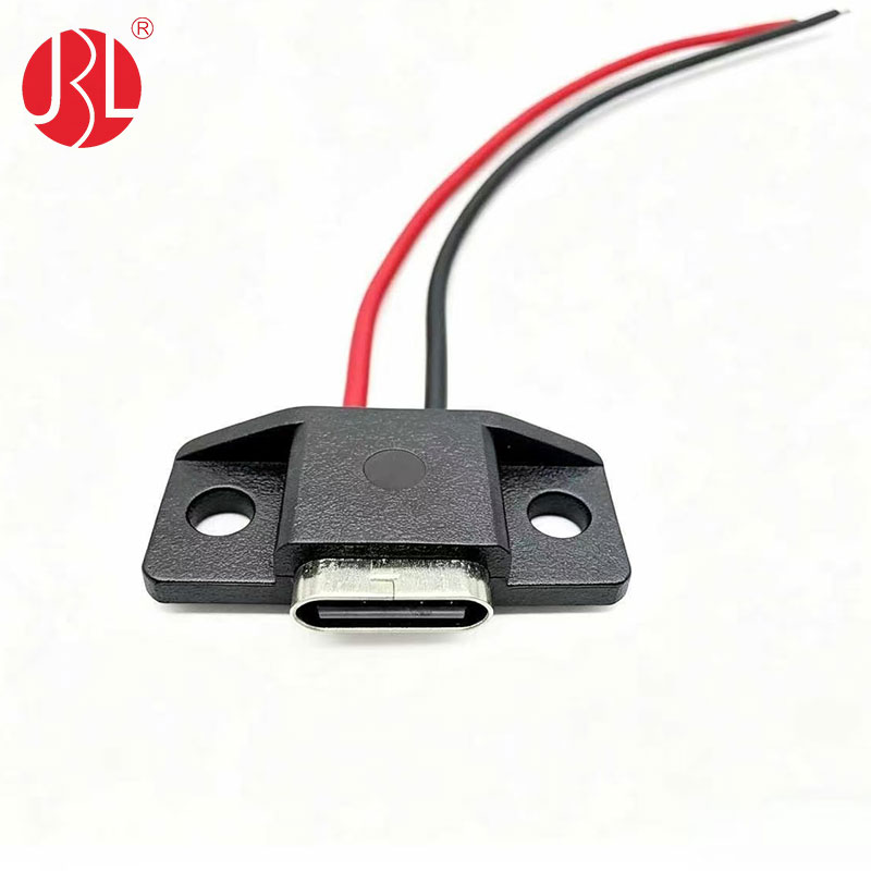 screw lock USB Type C Jack 2pin