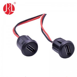 Snap-In Panel Mount USB Typ C 2.0 Buchse Kabelkonfektion