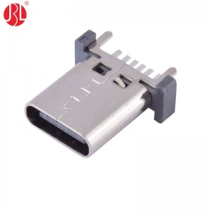 USB-20C-F-06B06 H11.5 USB Type C Jack 6 Pin Through Hole