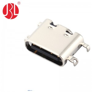 USB-20C-F-06C16 Mid Mount USB Type C 6P Offset 1.6mm