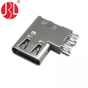USB-20C-F-06CDH Upright Type USB 2.0 Type C 6 Position DIP