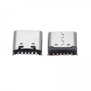 USB-20C-F-06SD-H6.8 USB 2.0 Type C Connector 6 Pin Through Hole