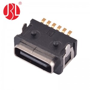 USB-20C-F-06SF07 IP67 Rated Waterproof USB Type C Jack SMT