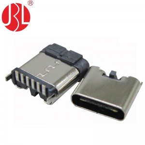 USB-20C-F-06SM03H6.5 USB Type C 6 Position SMT Vertical Through Hole