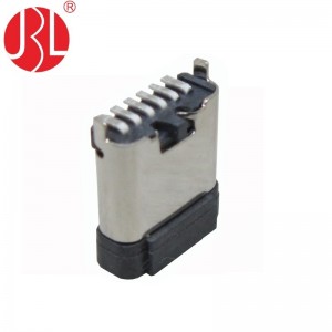 USB-20C-F-06SM03H6.5 USB tipo C 6 posições SMT vertical através do orifício